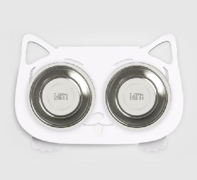 Anti - falling Cat Dog Feeding Water Bowl - 0 - CJ - White - Style1 - CJJJCWGY01031 - White - Style1