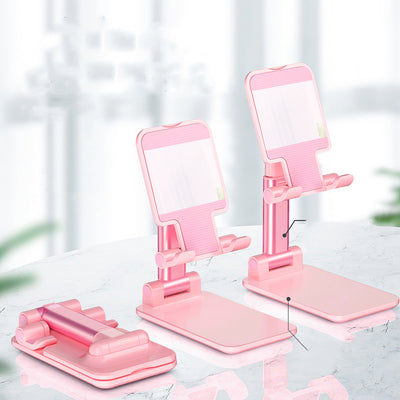 Adjustable Cell Phone Stand Tablet Holder Bracket Mount - 0 - CJ - Pink Aluminum alloy - CJSJSJSJ01418 - Pink Aluminum alloy