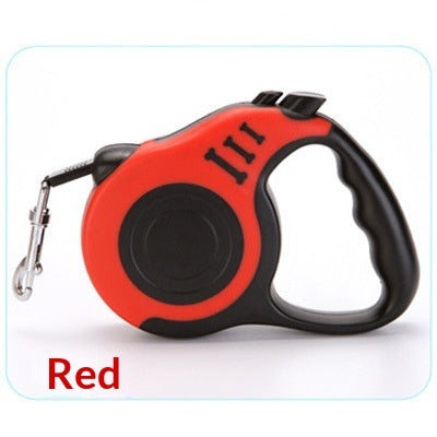 Pet Automatic Telescopic Traction Rope - 0 - CJ - red - 5m - CJJJCWGY00481 - red - 5m