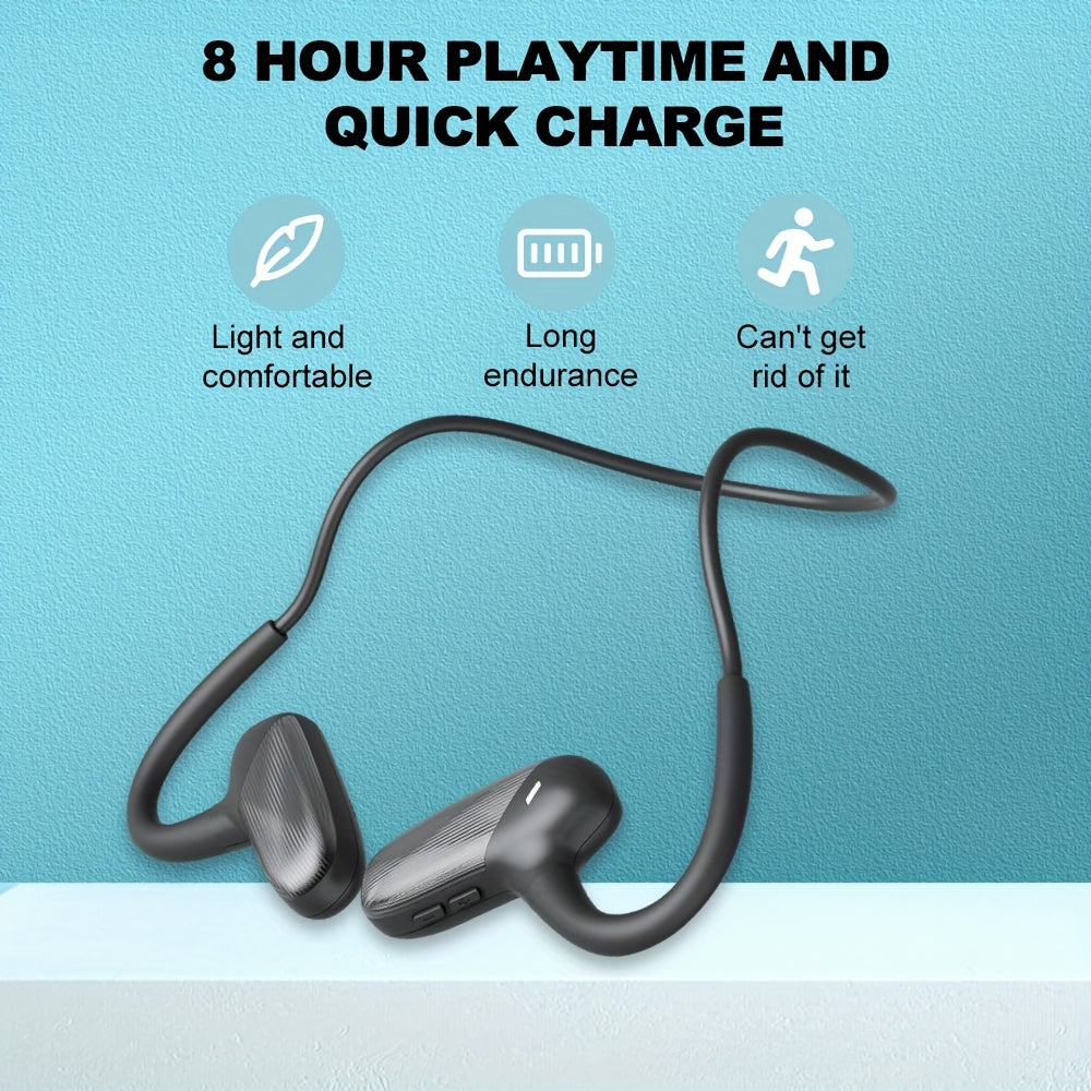Open,design Bone Conduction Headphones, Wireless Headset, Comfortable To Wear, High - definition Sound Quality, Designed For Running And Sports, Long Battery Life, Stylish And Lightweight - 5 - CJ