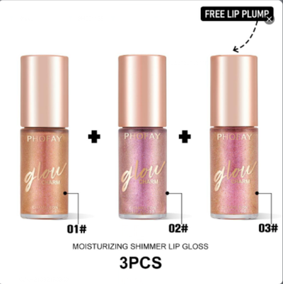 PHOFAY Moisturizing Shimmer Lip Gloss - 4 - CJ