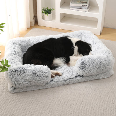 Plush Round Pet Bed Dog Bed Winter - 0 - CJ