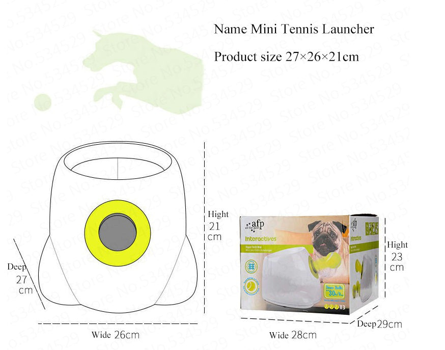 Dog Pet Automatic Interactive Ball Launcher - 0 - CJ