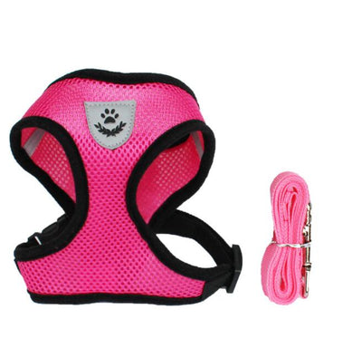 Pet Car Seat Belt Pet Leash - 0 - CJ - Rose Red - XL - CJJJCWGY00012 - Rose Red - XL