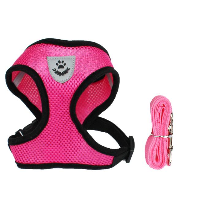 Pet Car Seat Belt Pet Leash - 0 - CJ - Rose Red - XL - CJJJCWGY00012 - Rose Red - XL