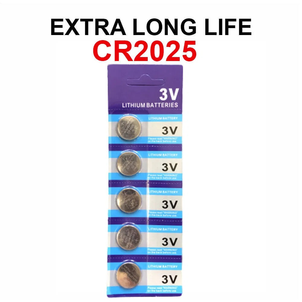 5 X CR 2025 CR2025 ECR2025 BR2025 LITHIUM COIN CELL Battery Exp 2029 NEW