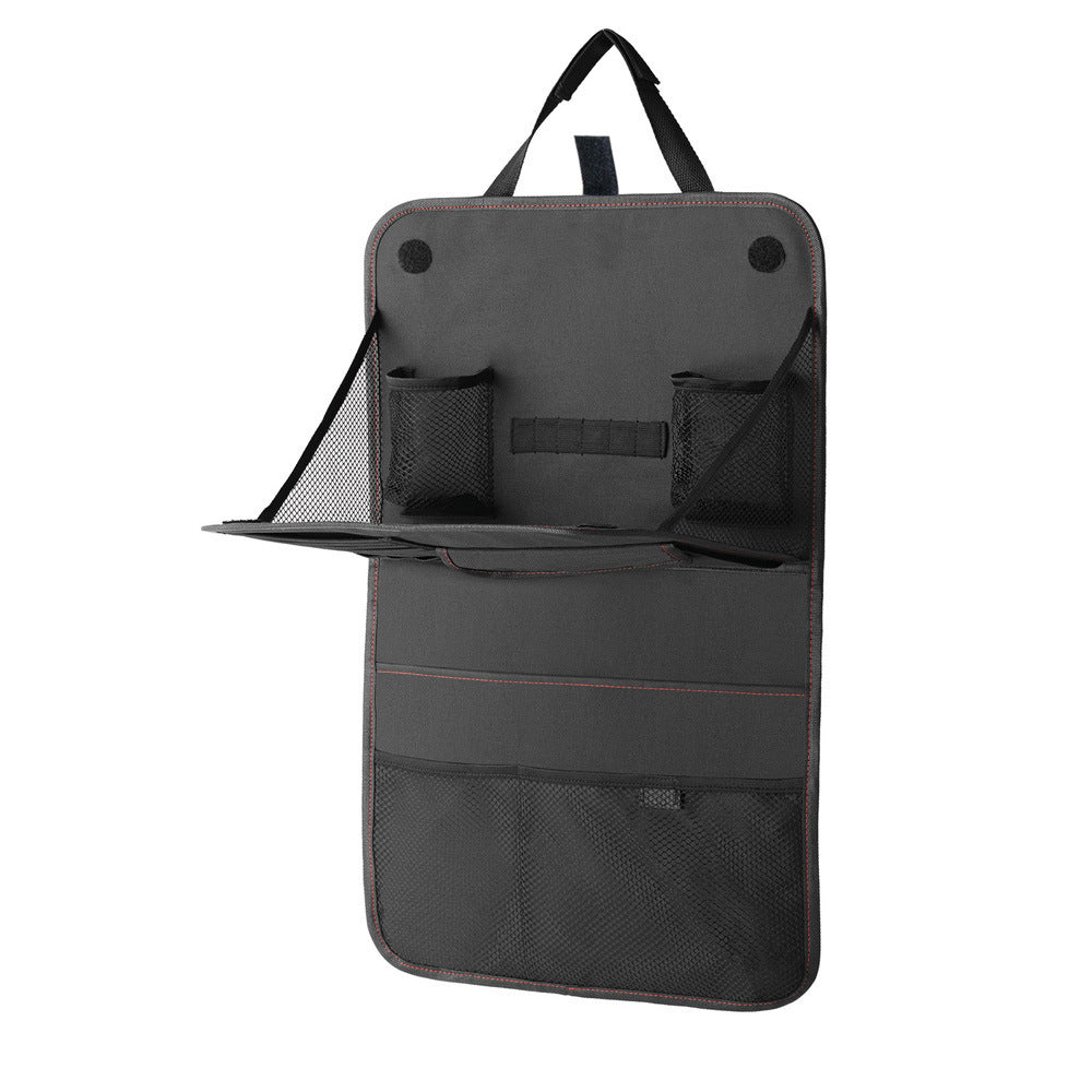 Car Seat Back Storage Bag Car Organizer Bag Foldable Dining Table Tray Travel Storage Bag Car Interior Accessories - 0 - CJ