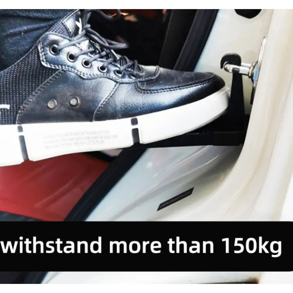 New Foldable Car Roof Rack Step Car Door Step Multifunction Universal Latch Hook Foot Pedal Aluminium Alloy Safety RV