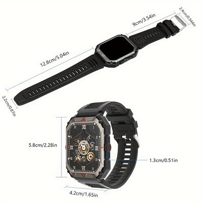 Men S Smart Watch Answer,make Calls, Wireless Calling Sports Smartwatch Fitness Tracker, With Multiple Sport Modes, Step Counter, Alarm, Compatible With IPhone And Android Phones - 5 - CJ