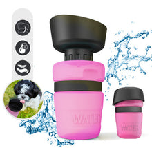 Pet Outdoor Foldable Bottle Dog Travel Water Bottle Dog Water Dispenser - 0 - CJ - Rose Red - 520ml - CJJJCWGY00675 - Rose Red - 520ml