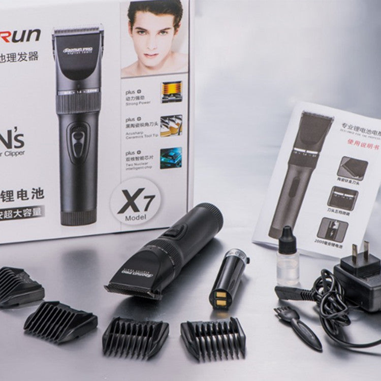 Super Quiet Professional Rechargeable Hair Trimmer - 0 - CJ