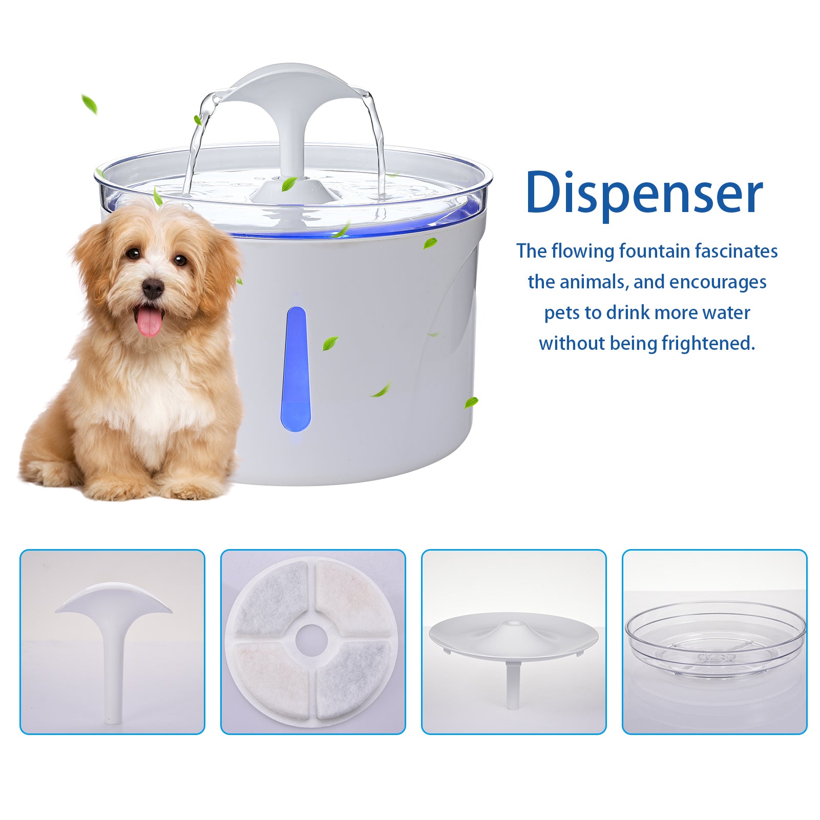 Cats And Dogs Drinking Water Basin Automatic Circulating Water Pet Feeder - 0 - CJ