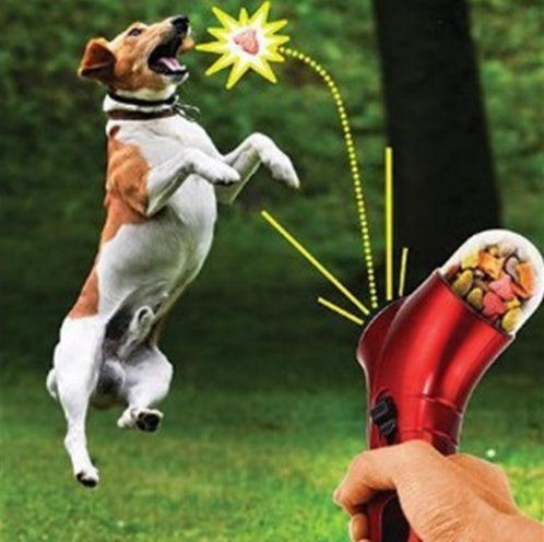 Pet Food Catapult Feeder Funny Dog Toy - 0 - CJ