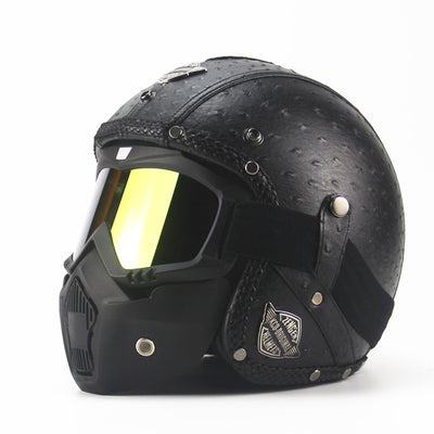 Handmade four seasons characteristic retro Halley helmet - 0 - CJ