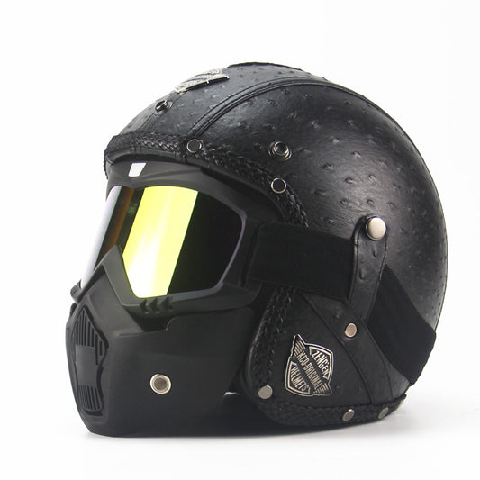 Handmade four seasons characteristic retro Halley helmet - 0 - CJ