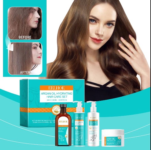 Eelhoe - Argan Oil Hydrating Hair Care Set - 5 - CJ