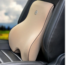 Car Memory Cotton Lumbar Suit Pillow Back Pad Waist Car Interior Seat Four Seasons Universal New Slow Rebound - 0 - CJ - A piece - Beige - CJQCNBQC00051 - A piece - Beige