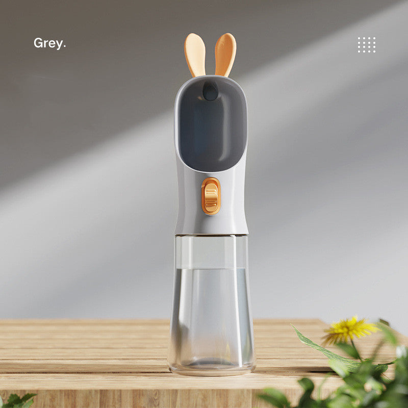 Pet Water Bottle Travel Bottle Pet Cat And Dog Water Bottle - 0 - CJ - Grey - Water glass - CJGY151710205EV