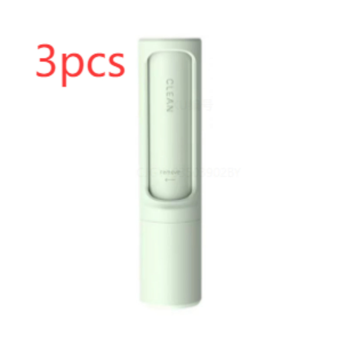 2 - 1 Reusable Pet Hair Remover Brush Lint Roller Portable Effective Self Cleaning Tool for Cat Dog Fur Hair Dust Removal Brush - 0 - CJ