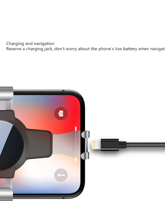 New S4 gravity mirror ABS mobile phone bracket air conditioning port navigation bracket gift customized mobile bracket - 0 - CJ