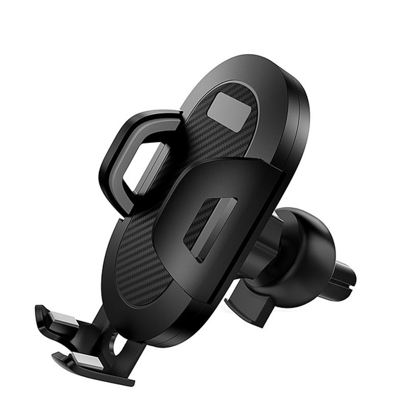 Auto Lock Car Phone Holder Air Outlet - 0 - CJ - Black grey - Air outlet - CJSJ130924704DW