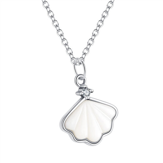 Pure Silver Jewelry Light Luxury Little Bellies Pure Silver Necklace Female - 4 - CJ