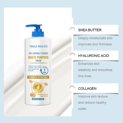 West&Month Skin Firming Cream, Soothing Skin Wrinkles Repair Hydrating Moisturizing Firming Body Cream - 5 - CJ
