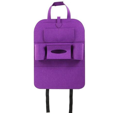 Multi - Purpose Auto Seat Organizer Bag - 0 - CJ - Purple - CJQCNBQC00007 - Purple