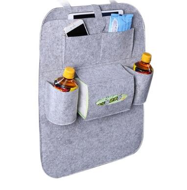 Multi - Purpose Auto Seat Organizer Bag - 0 - CJ - Light grey - CJQCNBQC00007 - Light grey