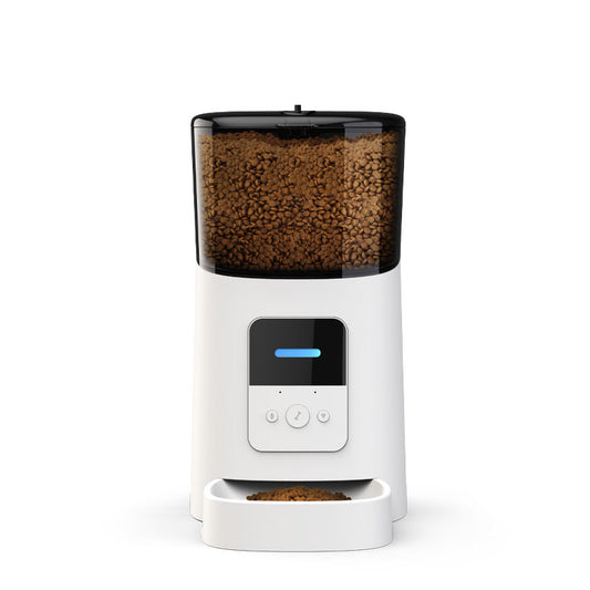 Pet automatic smart feeder - 0 - CJ - White - Luxury - US - CJJJCWMY01337 - White - Luxury - US