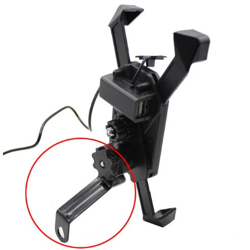 Motorcycle mobile phone holder shockproof with electric universal charger - 0 - CJ - 1style - CJSJSJSJ00452 - 1style