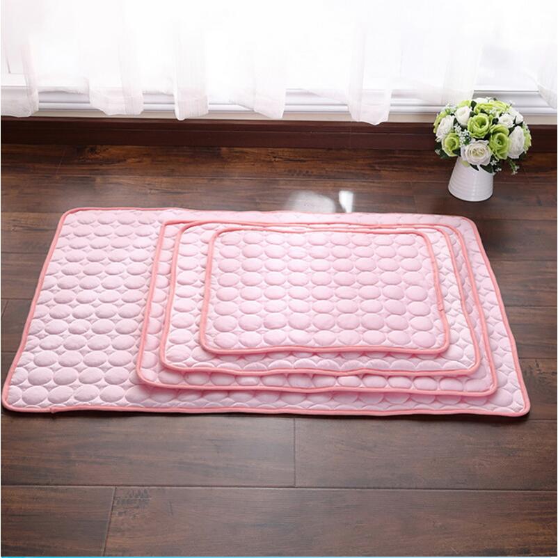 Pet Dog Cat Ice Silk Cold Nest Pad For Cooling In Summer - 0 - CJ
