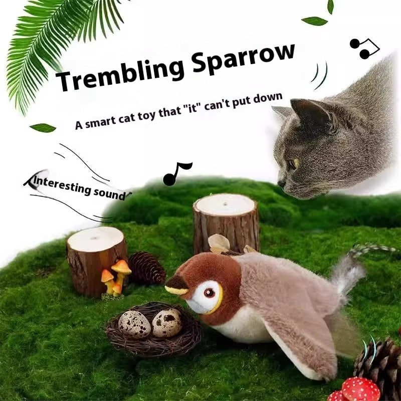 Sound Vibration - sensing Funny Smart Cat Toy - 0 - CJ