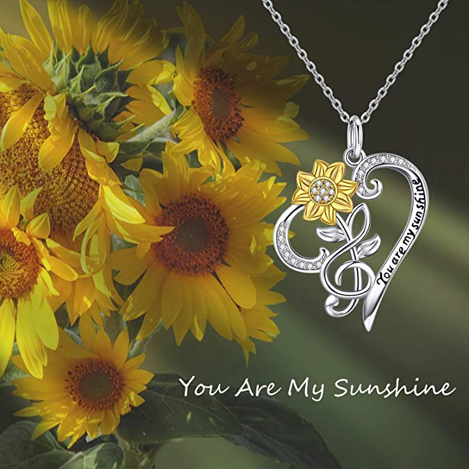 Sunflower Necklace S925 Sterling Silver - 0 - CJ