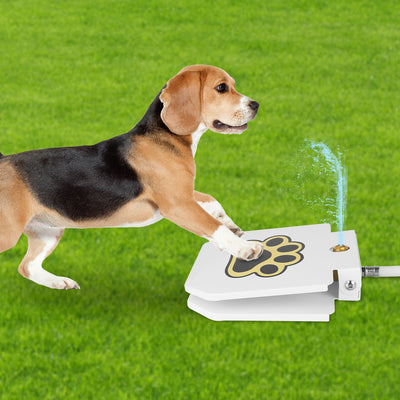 1Pc Dog Water Fountain Outdoor Dog Pet Water Dispenser Step - on Activated Sprinkler With Interactive Paw Pedal Valve For Drinking Water - 5 - CJ