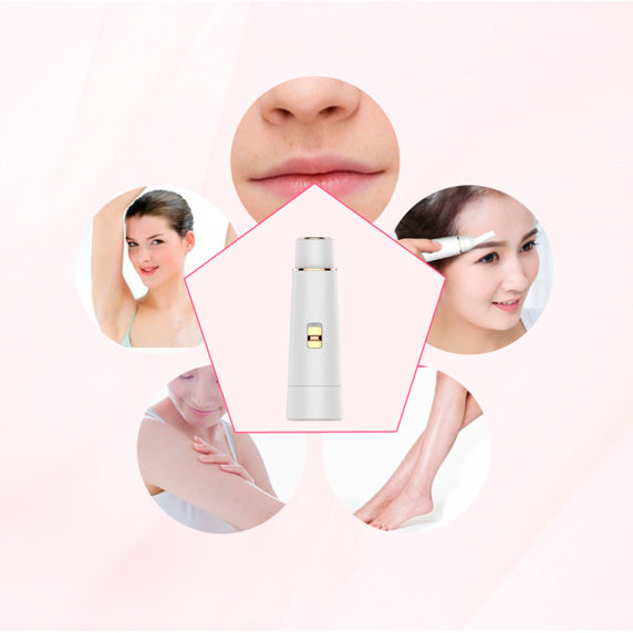 4 In 1 Facial Eyebrow Hair Epilator Remover Tool Device Painless Electric Shaver For Women