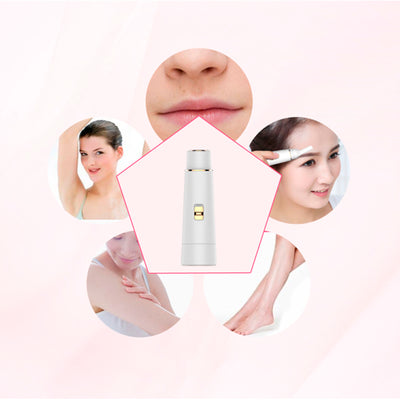 4 In 1 Facial Eyebrow Hair Epilator Remover Tool Device Painless Electric Shaver For Women - 5 - CJ