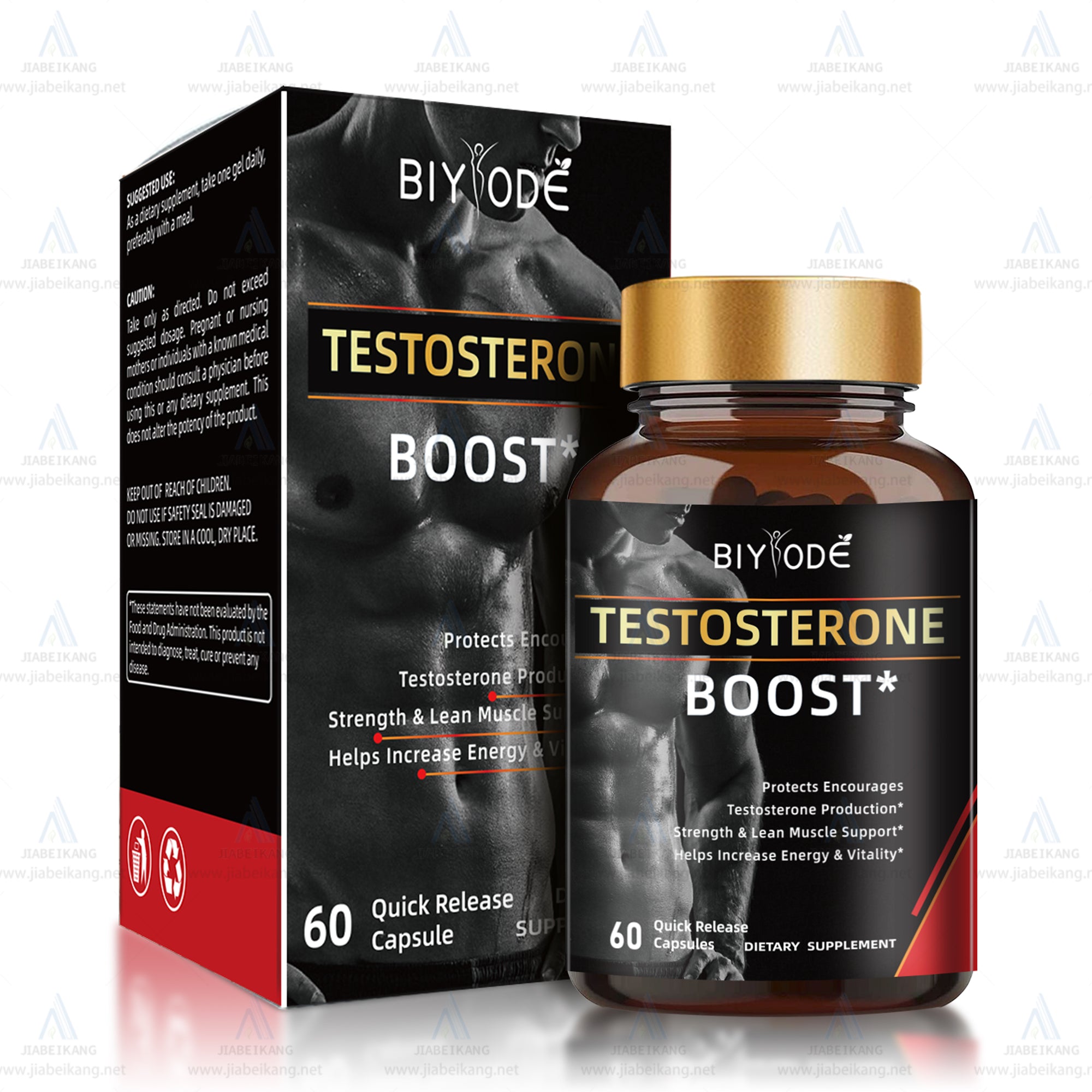 Custom Label Supplement Manufacturer Wholesale Tablets Men Power Muscle Support Supplements Male Boost Capsules - 4 - CJ