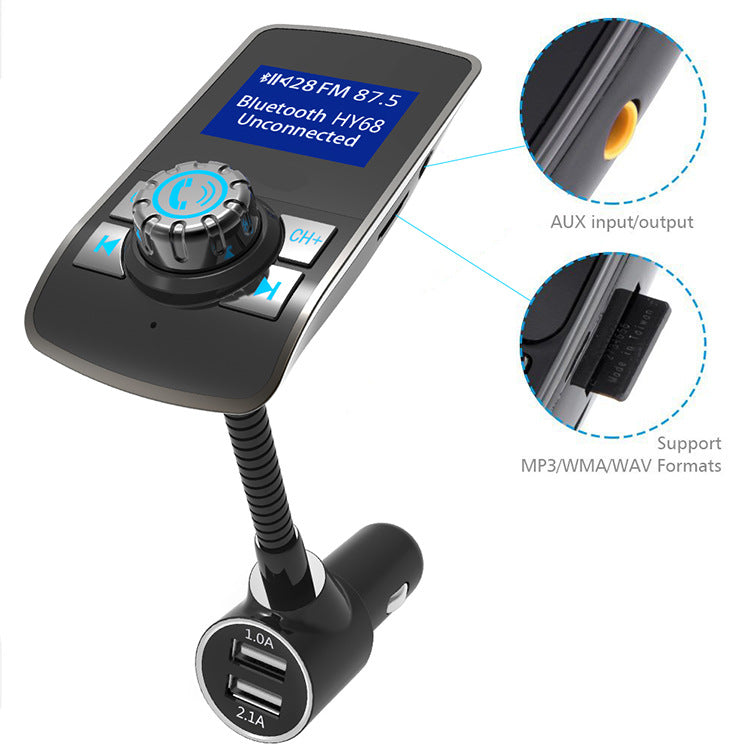 Car Bluetooth Mp3 Car FM Transmitter Car Bluetooth Mp3 Player Card - 0 - CJ