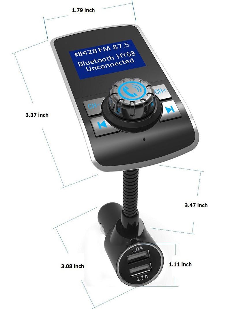 Car Bluetooth Mp3 Car FM Transmitter Car Bluetooth Mp3 Player Card - 0 - CJ