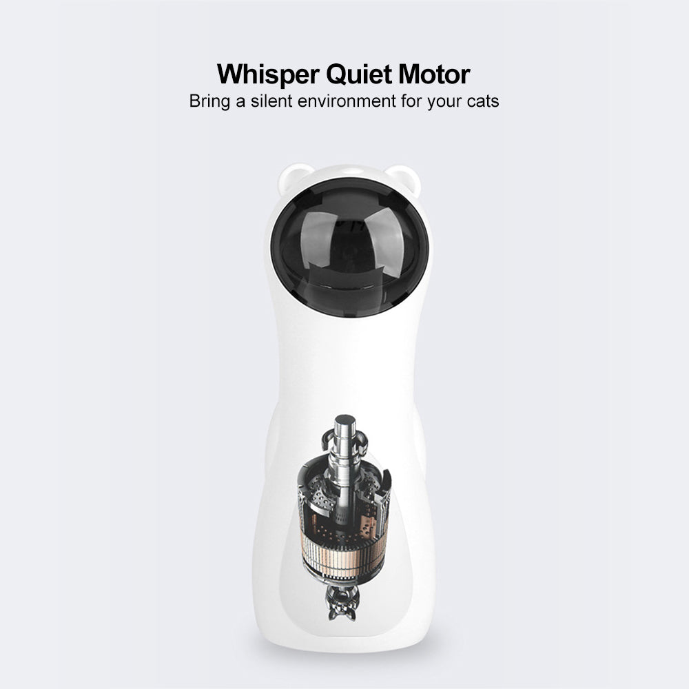 Automatic Laser Cat Toy Bear Laser Cat Toy LED Red Laser Cat Cat Toy - 0 - CJ