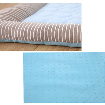 Pet Cooling Pad Bed For Dogs Cats Puppy Kitten Cool Mat Pet Blanket Ice Silk Material Soft For Summer Sleeping  Blue Breathable - 0 - CJ