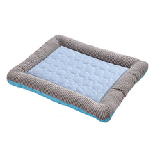 Pet Cooling Pad Bed For Dogs Cats Puppy Kitten Cool Mat Pet Blanket Ice Silk Material Soft For Summer Sleeping  Blue Breathable - 0 - CJ - Blue - L - CJJT100652105EV