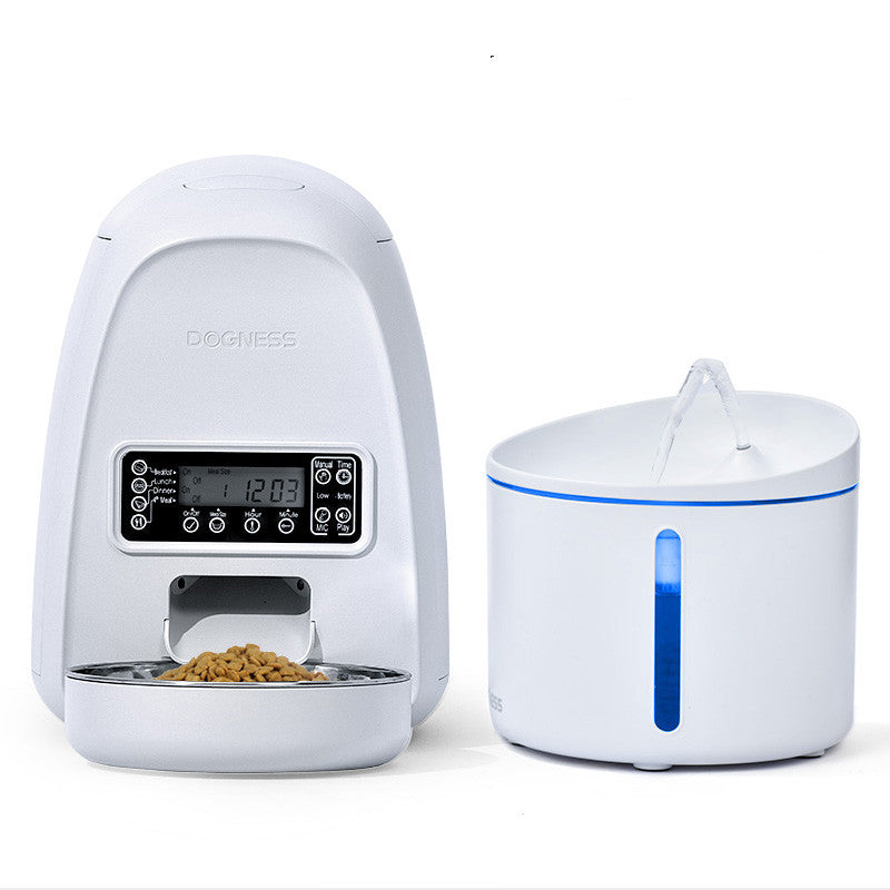 Cat Automatic Feeder Intelligent Dog Timing Ration Cat Food - 0 - CJ