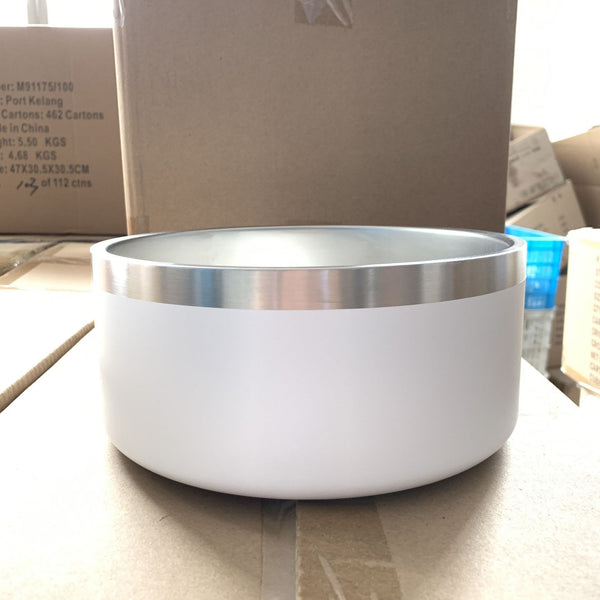 Stainless Steel Dog Bowl Upright Dog Bowl - 0 - CJ