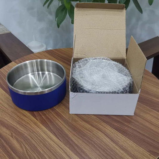 Stainless Steel Dog Bowl Upright Dog Bowl - 0 - CJ