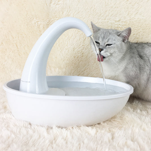 Pet Drinking Fountain Cat Feeding Water Flowing Fountain - 0 - CJ