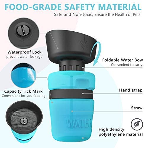 Pet Outdoor Foldable Bottle Dog Travel Water Bottle Dog Water Dispenser - 0 - CJ