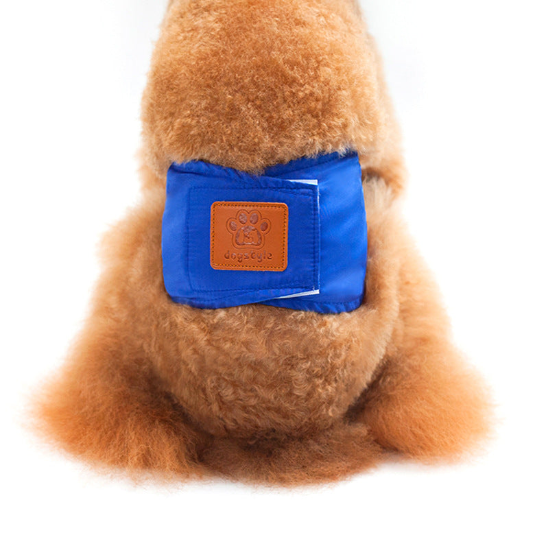 New Solid Color Physiology Pants For Male Dogs - 0 - CJ - Dark Blue - XL - CJGY102479808HS