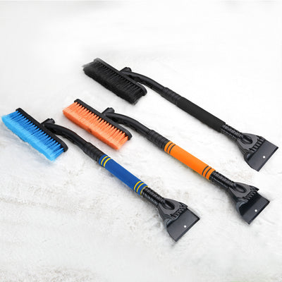 Car Cleaning Brush Ice Scraper Detachable Snow Shovel Brush Dust Remove Brush Auto Windshield Extendable Snow Brush Foam Handle - 0 - CJ